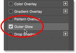 photoshop outer glow layer style min