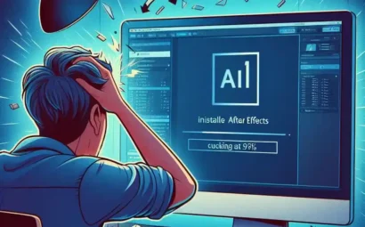 خطای We detected a crash in your last session هنگام نصب افتر افکت